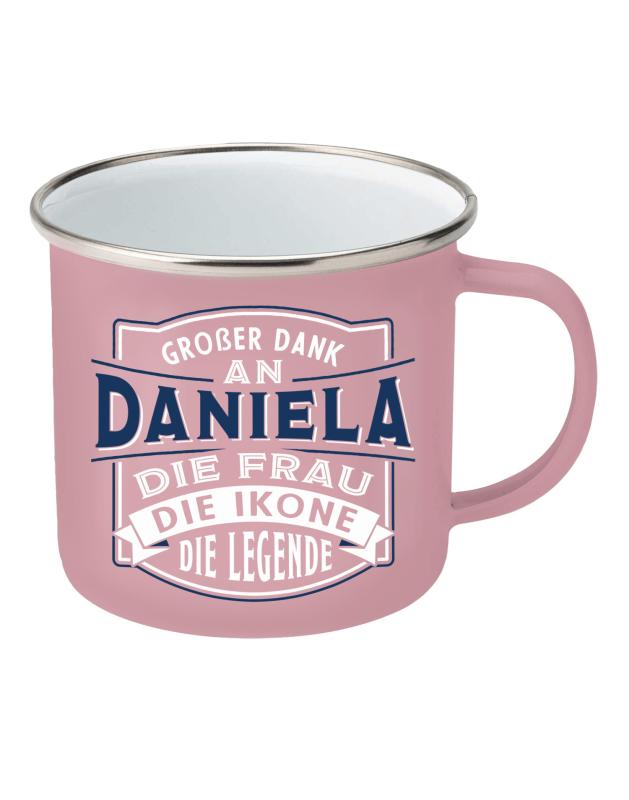 Geschenk für Daniela, H&H Top Lady Namensbecher